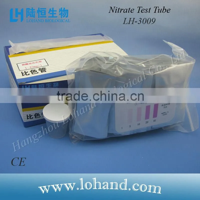 Hot sale lab 50 tests Nitrate test tube