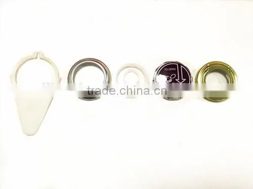 32mm pvc glue easy open metal cap