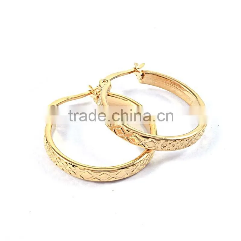 best selling stainless steel jewelry gold earrings big hoop earrings