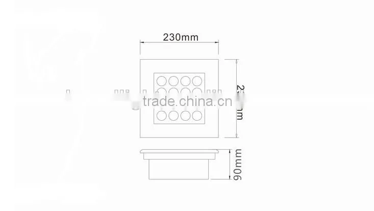 Zhejiang Manufacturer Factory Price Outdoor IP65 RGB LED Underground Light