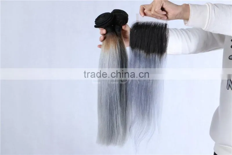 grey and black ombre hair extensions hair weaves and silver gray virgin hair closure
