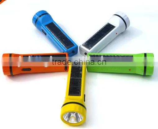 HW flashlight led plastic rechargeable handle torch for sale