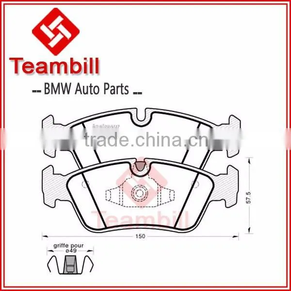 Car parts for BMW e90 e81 Brake pad 3411 6769 951,34116769951