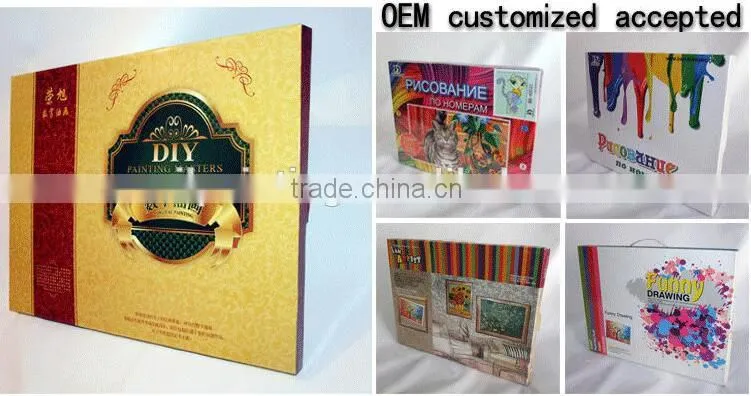 Diy oil painting by numbers