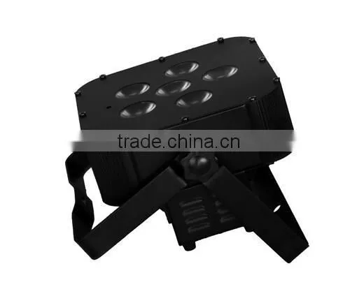 Hot sale weeding Christmas decoration LED stage light 6pcs 7in1 RGBWAUV +Pink LED Par light