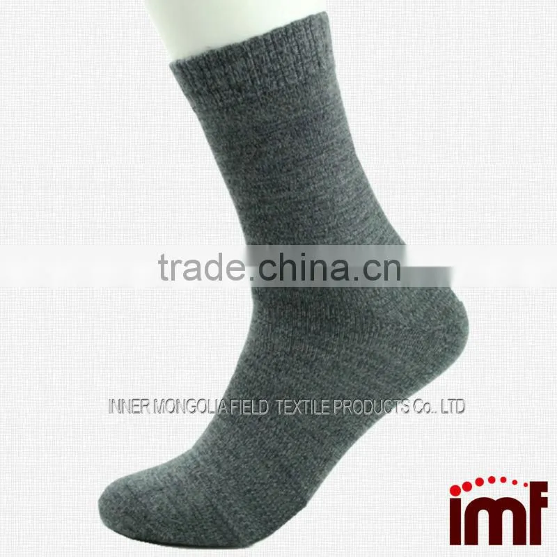 Winter Wool Wholesale Custom Men Black Socks