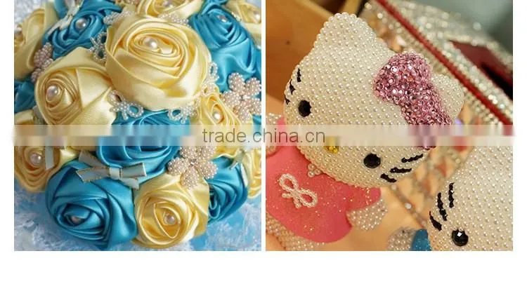 Wholesales Cute Acrylic Crystal Decoration Rhinestone Sticker