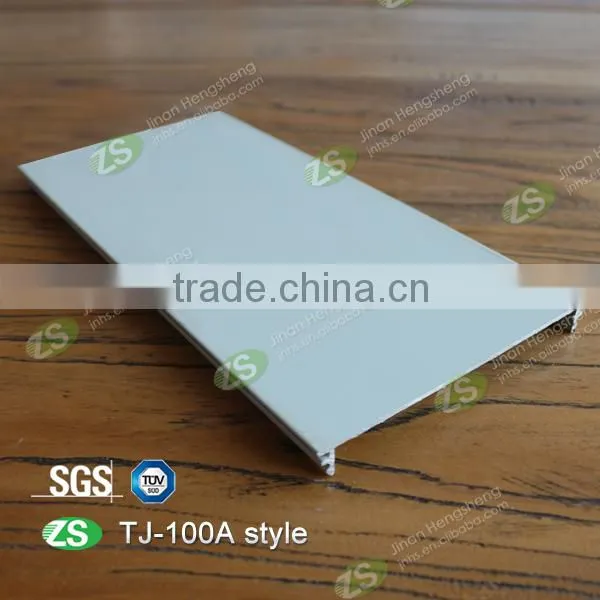 100mm fashion brushed gold aluminium baseboard molding
