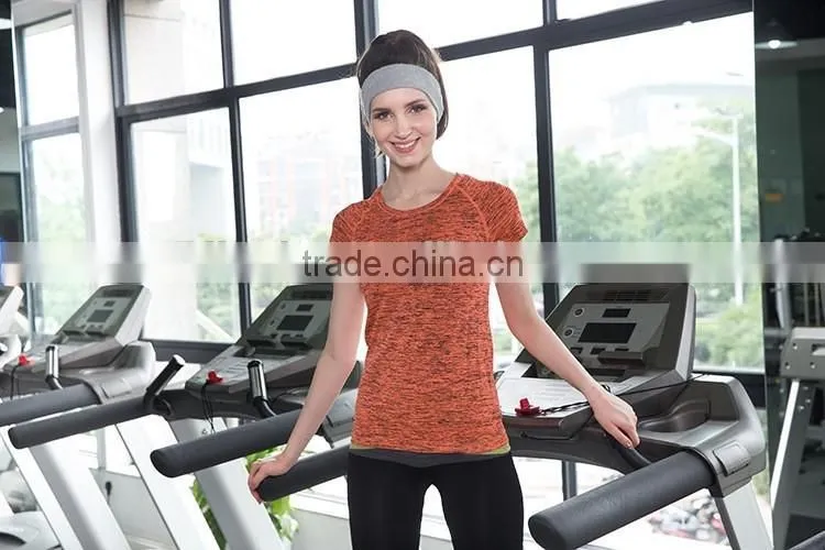 Custom Gym Yoga Shirt Women Short Sleeve T-Shirt Wholesale Yoga Wear