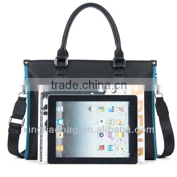High quality fashion leather bag man brand handbag