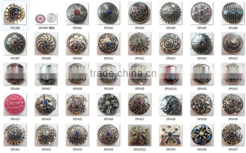 vnistar aqua blue watch face snap button NC001-3, fit button ring and button bracelet