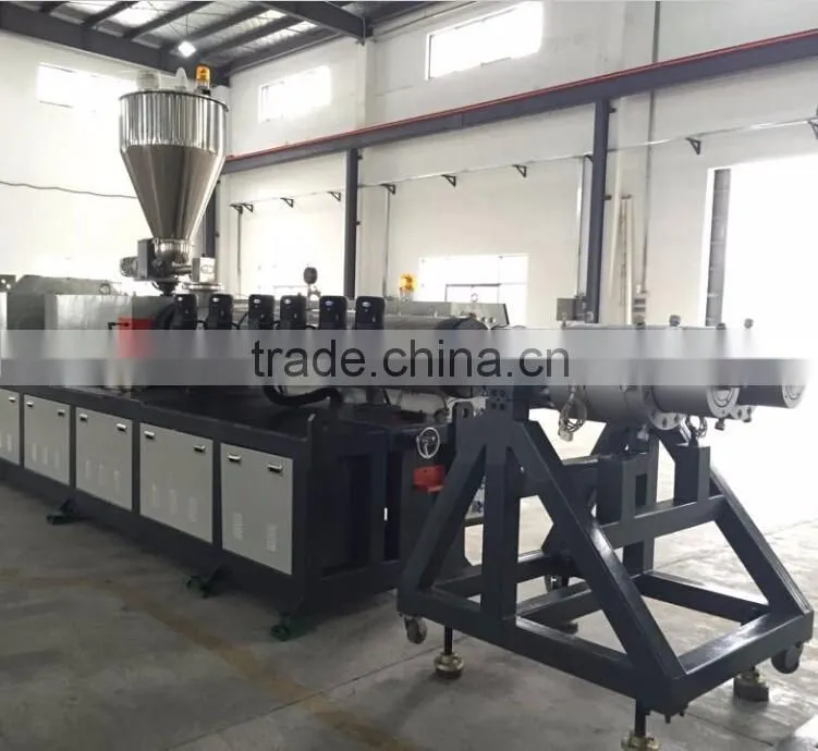 PVC double pipe extrusion machine