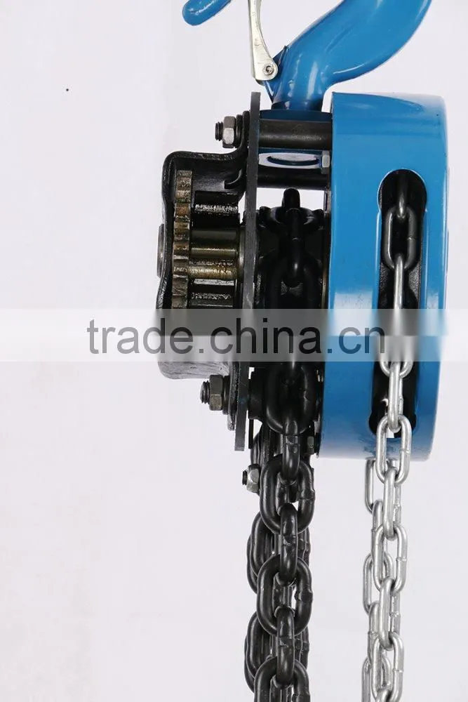 colorful snatch block chain manual chain block 5 ton chain pulley block