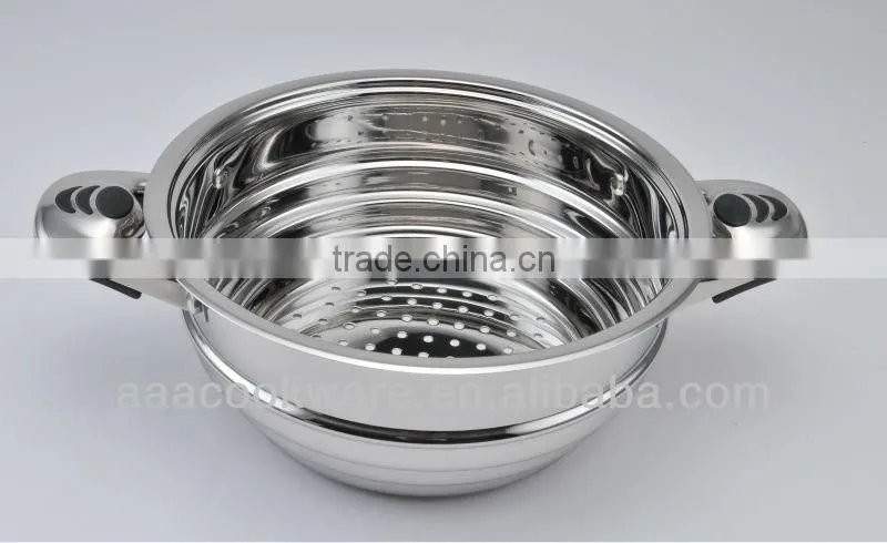 Bakelite Handle Stainless Steel Steamer