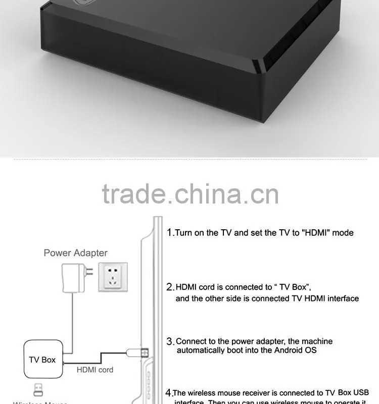 Low cost AML S805 quad core tv box with H.265 video support
