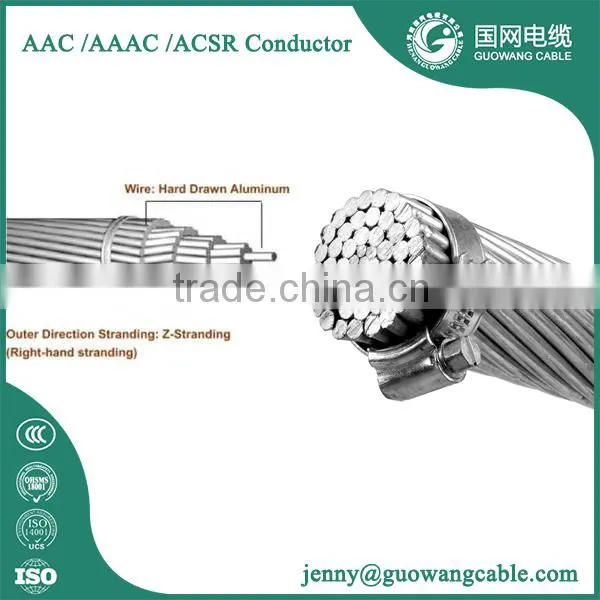 2015 new 4/0 AWG AAC cable with ISO CCC CE