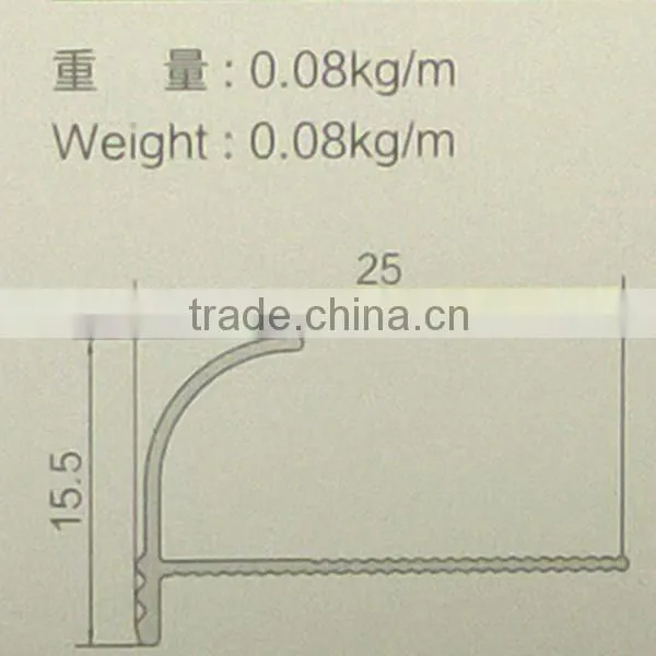 aluminium stair tile trim profile about china supplier