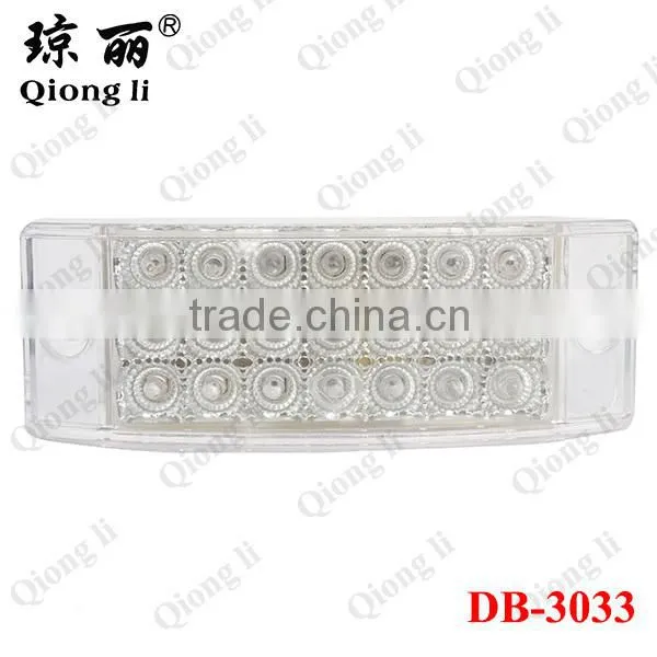 12v super bright red long lifespan PC lens truck side light