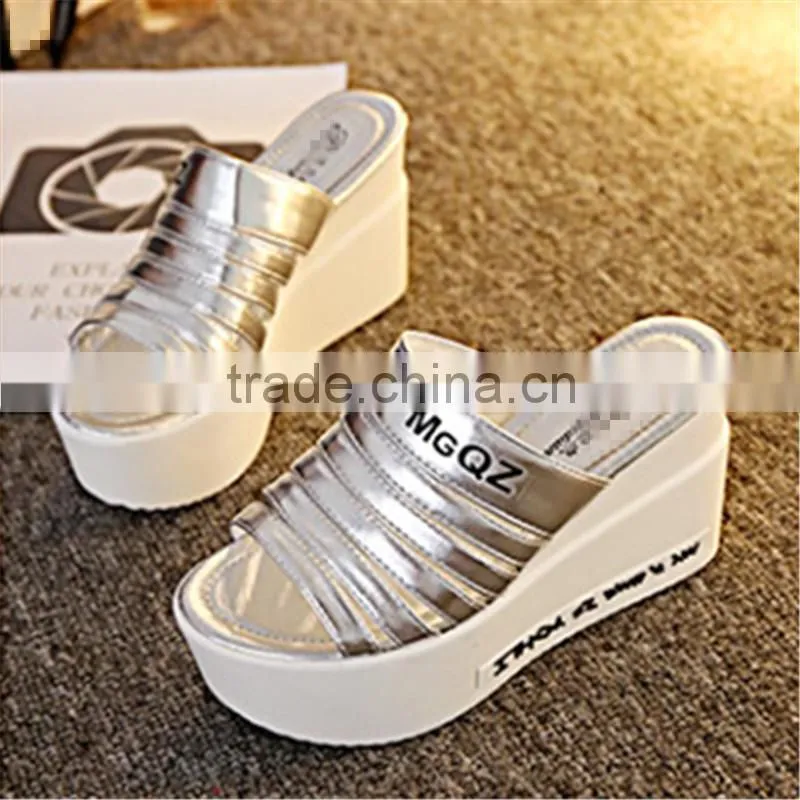 The new design slippers for adults 2014-2015 beach nude belt women slippers