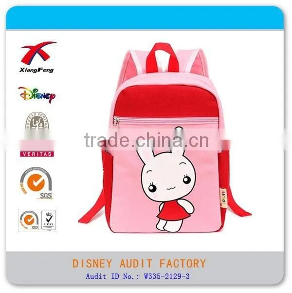 XF B-074 cute pvc backpack fancy school backpack with wheels