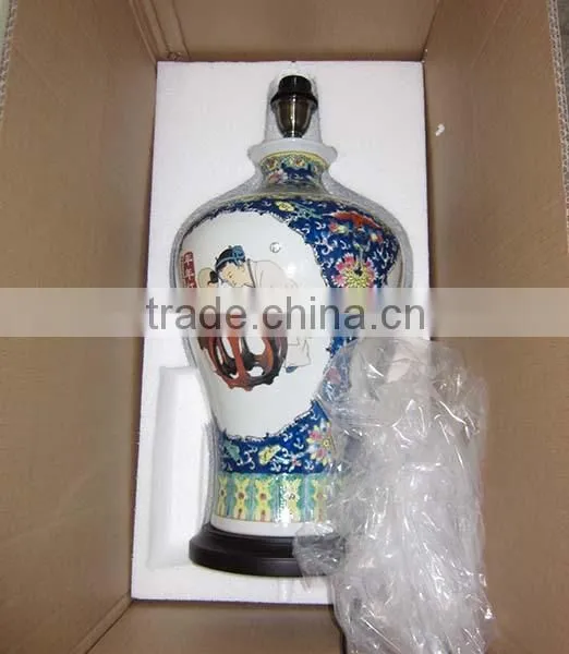 classical ceramic lamp without shade