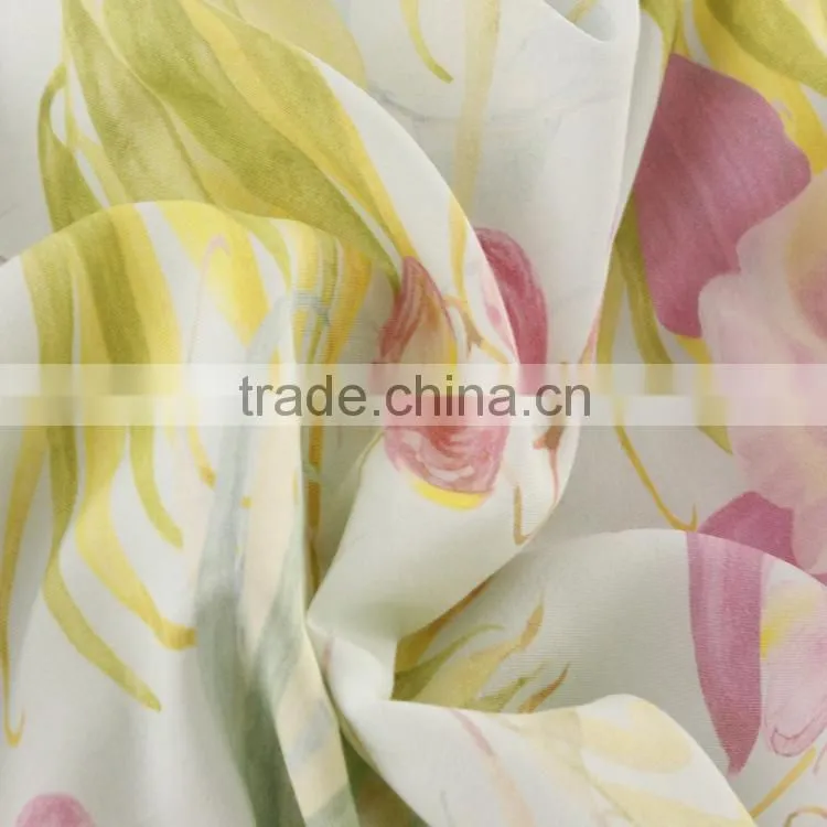 digital printed poplin cotton fabric woven textile for garments clothes