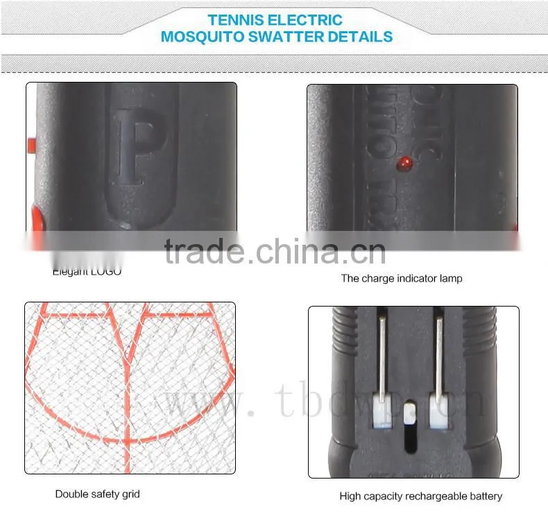 2016 new design powerful mosquito swatter
