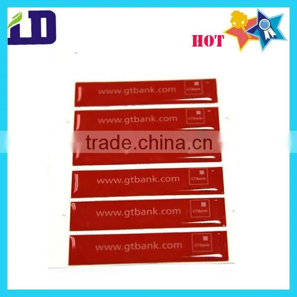 circle shape Domed Epoxy sticker Bumper sticker