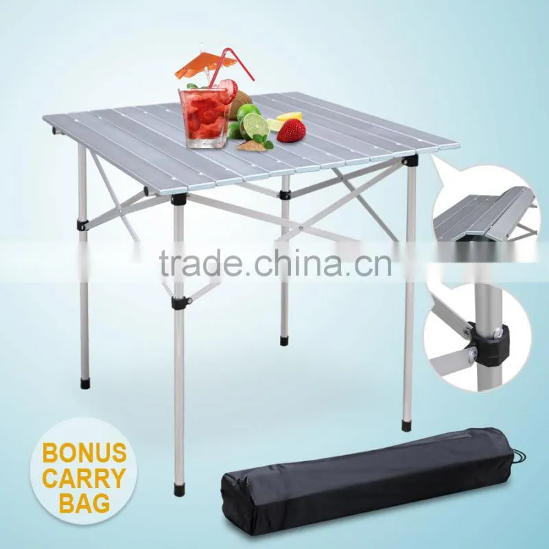 Aluminum-Roll-Up-Table-Folding-Camping-Outdoor-Indoor-Picnic-Table-Heavy-Duty