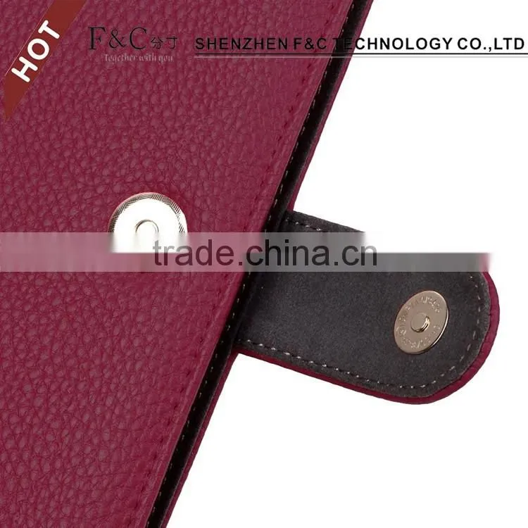Shenzhen F&C hand-crafted premium PU leather Material folio cover for macbook pro case 11" 12" 13" 15" Compatible
