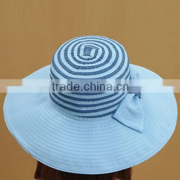 2014 The newest stripe paper braid hat