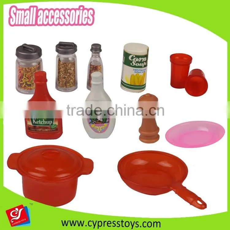 Dollhouse deluxe happy kitchen toys set with utensil