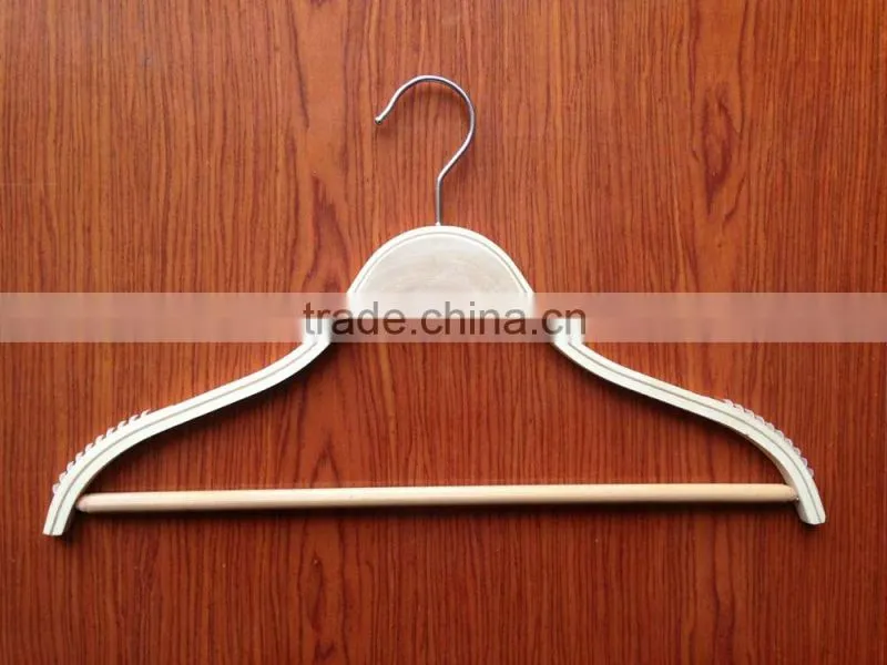 wooden trouser hanger /bluk wood hanger