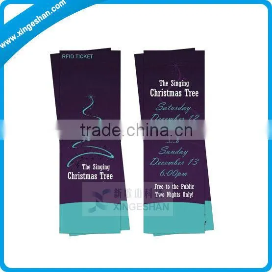 Top Quality 13.56mhz NFC RFID Ticket