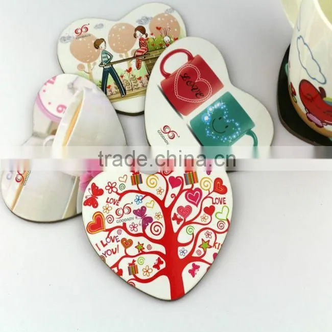 Promotional cheap printed beer glass coaster for sale