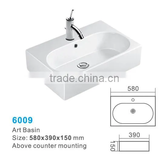 square and round basin, wash basin, ceramic basin