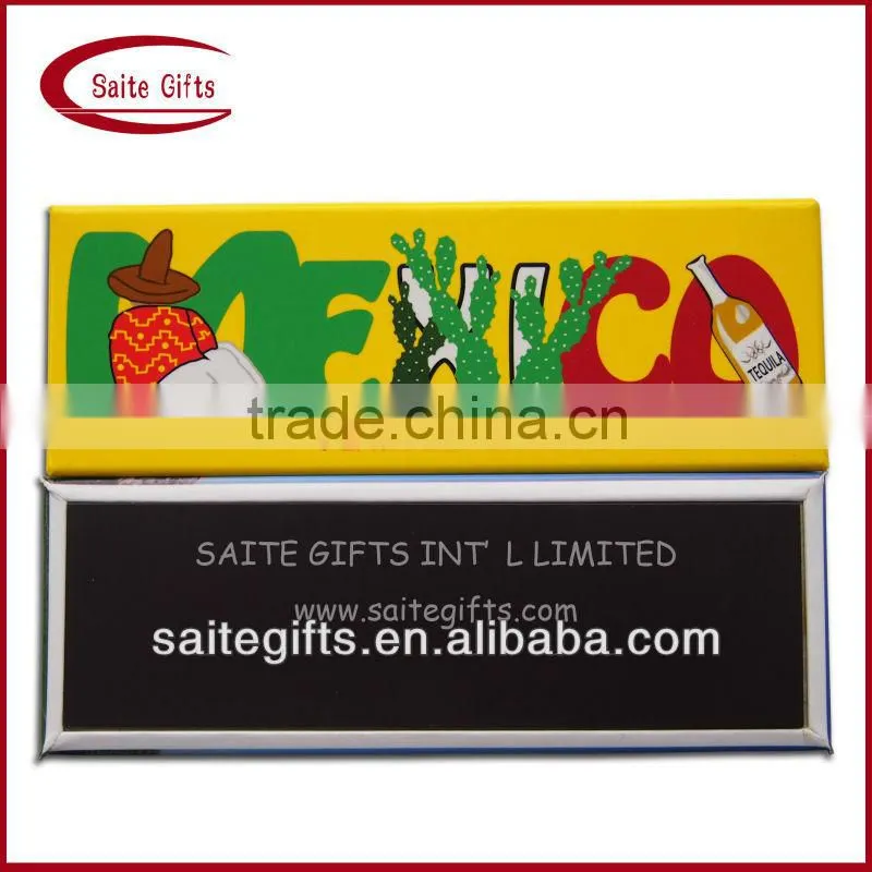 Promotional gift Tinplate fridge magnet