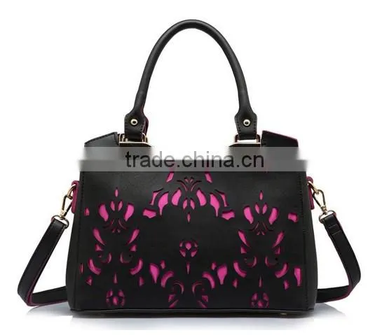 hollow out handbags retro flower carving bags fashion women handbags