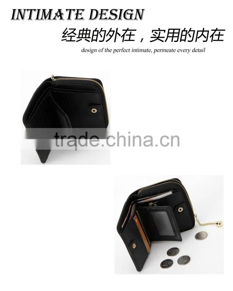 2014 Handmade brand ladies women leather wallet