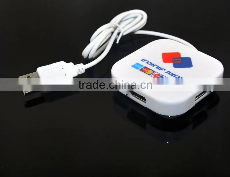 USB 2.0 Hub Portable Mini Hub Can Be Printed Logo on Hub