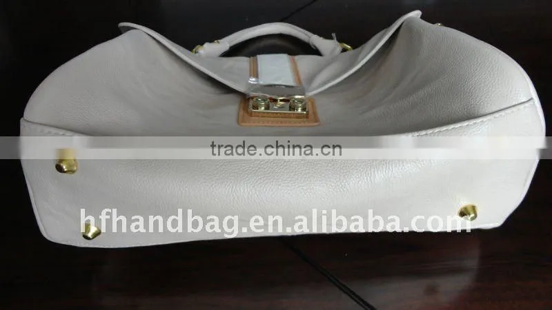 Brown leather bag