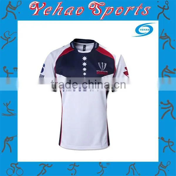 OEM Mesh football jersey fabric,custom made rugby jesey