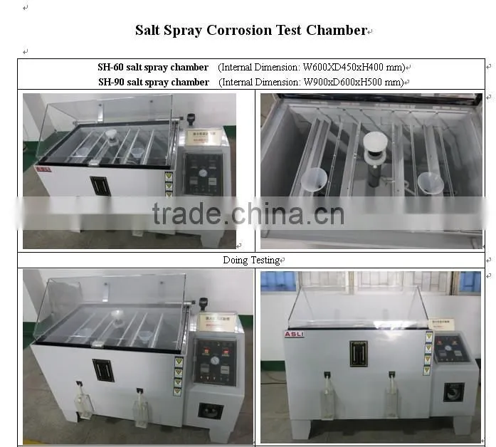 Continuously Salt Spray Tester