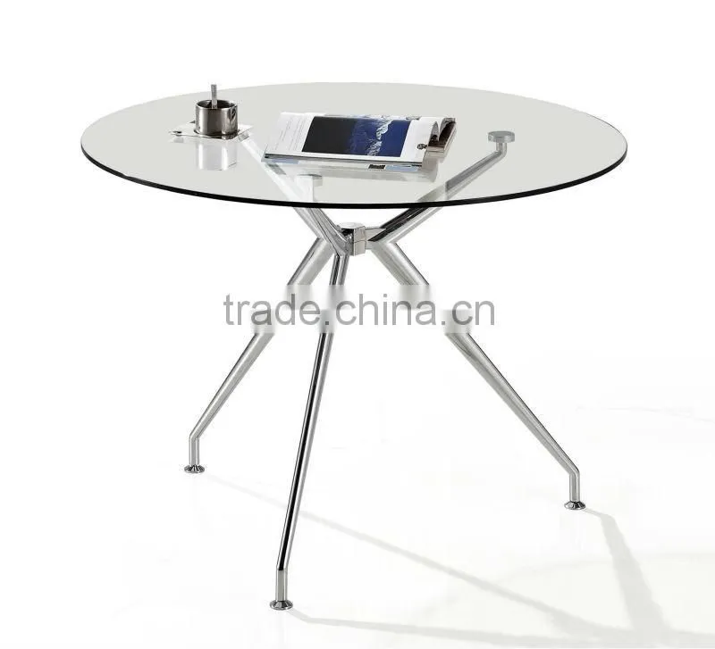 round glass coffee table