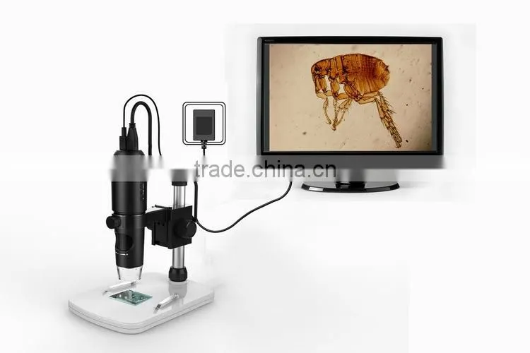 High Quality 1080P Full HD Portable Handhold USB Digital Microscope with 8 Led