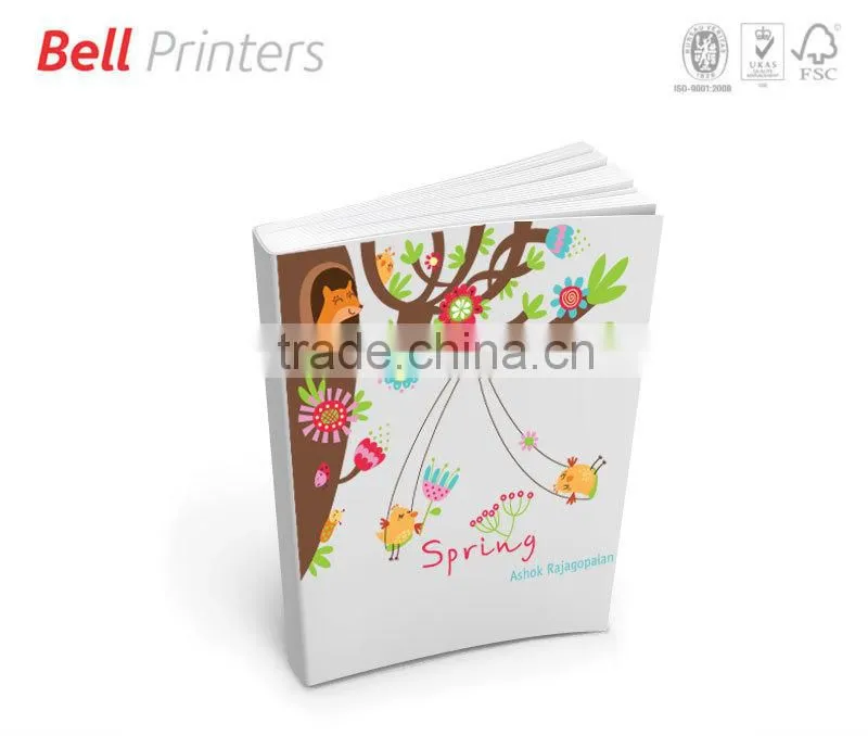 Children book with high quality drawing on eco-friendly paper