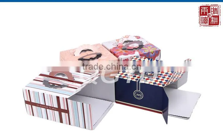 manufacturer custom handmade clear plastic cake box