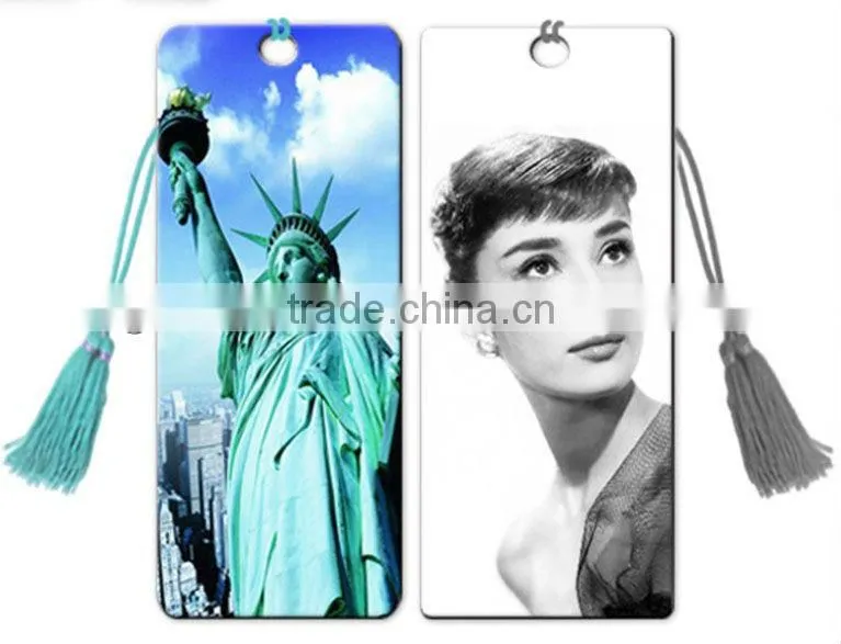 lenticular plastic 3d bookmark DIY design