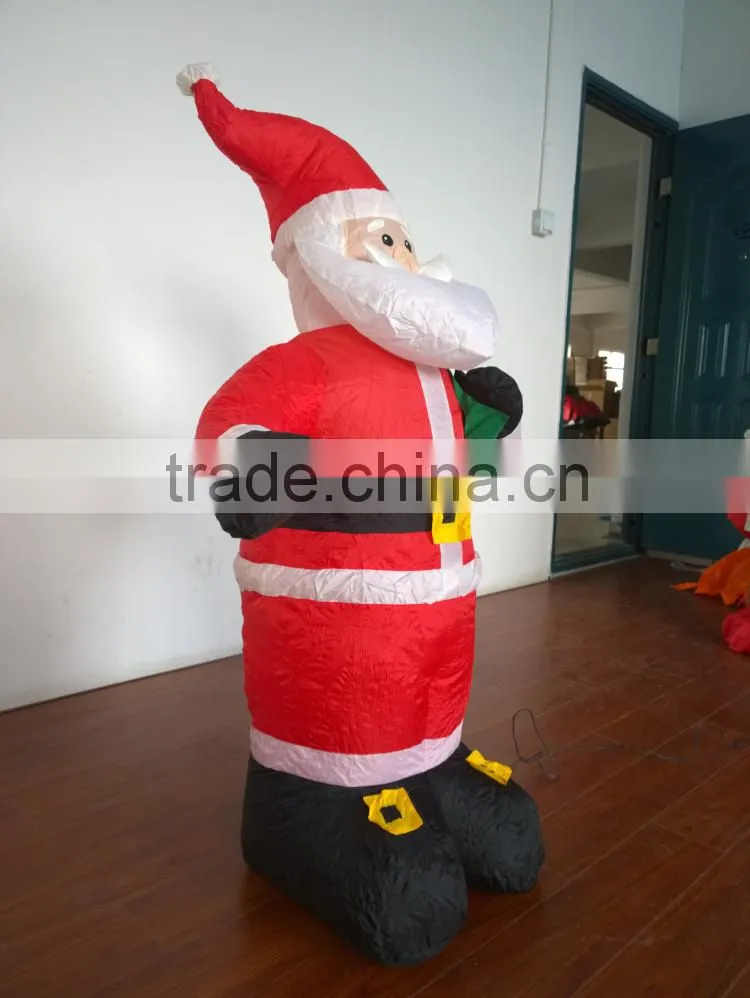 DJ-XT-39 inflatable waving Santa Claus chirstmas decoration in hot sale