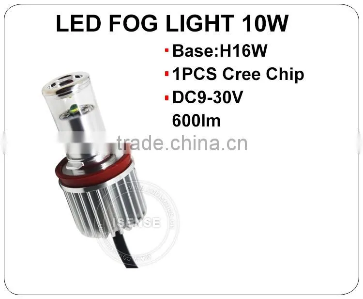 H16 TYPE 2 6000K 10W Pack of 2 BULBS YELLOW FOG LIGHT LAMP H16 auto led fog lights